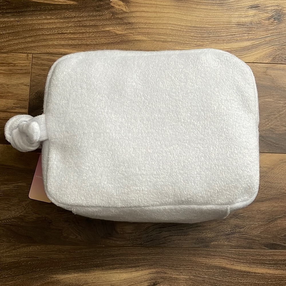 stoney clover lane x target terry cloth large white pouch